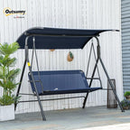 Outsunny 3-Person Porch Swing - Image 2