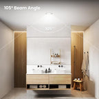 Feit Electric BR30 LED Flood Light Bulb, 65W Equivalent, Adjustable White - Image 4