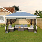 Canopy Tent 13x13 ft, Pop Up Gazebo One-Push Setup by GarveeLife