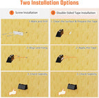 8-Pack Solar Fence Lights, Up & Down Lighting, 50LM/25LM 4 Modes, IP65 - Image 3