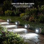 Solar Garden Rock Lights Outdoor - Image 3
