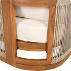Merax 4-Piece Patio Premium Acacia Wood Outdoor Furniture Set, All Weather - Image 8