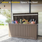 EAST OAK Outdoor Storage Box, 60 Gallon Deck Box Indoor and Outdoor Use - Image 8