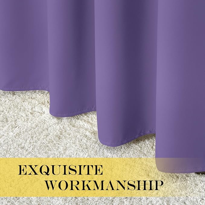 NICETOWN Door Curtain for Closet Doors 80 Inches Long 1 Panel, Room Divider - Image 4