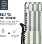 Best Choice Products Set of 2 Extra Wide Adjustable Steel Mesh Zero Gravity - Image 6
