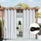 NICETOWN 2 Panels Outdoor Curtains - Image 5