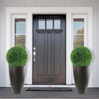 2 Packs 21 inch Tall Planter, Indoor Outdoor Round Planter - Image 4