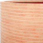 SAFAVIEH Outdoor Collection Nardo Terracotta Cement Ficonstone Planter Pot - Image 7
