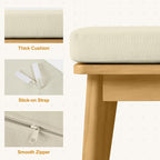 Wisteria Lane Acacia Outdoor Bench - Image 3