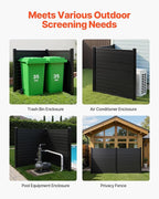 VEVOR 2 Panels Outdoor Privacy Screen, 48 x 48 in Air Conditioner Fence - Image 6