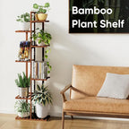 ROSSNY 55 Inch Tall Plant Stand Indoor, 7 Tier 8 Potted Bamboo Plant Stands - Image 6