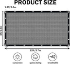 Sun Shade Cloth with Grommets, 90% UV Protection Shade Fabric, Pergola Shade - Image 2