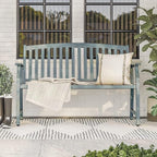 Grand patio 52" Farmhouse Outdoor Bench, Garden Benches - Image 2