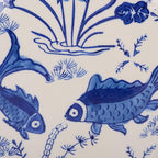 Safavieh Castle Gardens Collection Glazed Ceramic Blue Cloud 9 Chinoiserie - Image 6