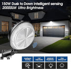 4 Pack 150W LED Barn Light, 20000LM Dusk to Dawn Sensor Security Light - Image 3