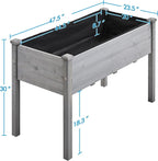 Yaheetech 2pcs Raised Garden Bed Outdoor Horticulture - Image 3