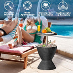 EasyUp Outdoor Cooler Bar Table – 8 Gallon Outdoor Patio Cooler Table - Image 7