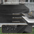 Aoxun 7 Piece Patio Furniture Set - Image 7