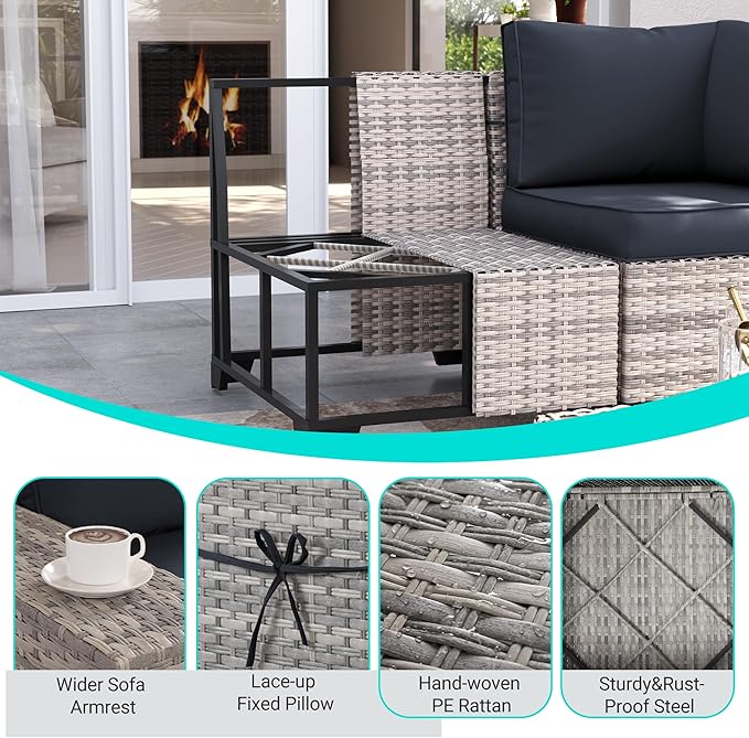 16-Piece Outdoor Patio Furniture Set - Image 2
