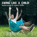 Portal Hammock Camping Chair Folding Rocking Chair Portable Swinging Chair - Image 3