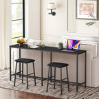 70.8" Long Bar Table, Counter Bar Height Table, High Top Table, Rectangular - Image 2