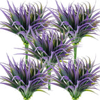 32Pcs Artificial Grass Fake Plants 17.3in Outdoor Plants UV Resistant Faux by Phliofd