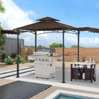 ABCCANOPY Grill Gazebo with 2 Side Awnings - Image 2