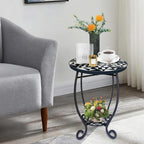 LIFFY Outdoor Side Table, Indoor Small Decorative Plant Stand & End Table - Image 2