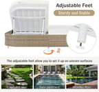 Merax Outdoor Daybed, Patio Rattan Daybed - Image 6
