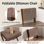 Foldable Foot Stool Ottoman, Modern Foot Rest - Image 4