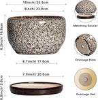 SQOWL Ceramic Plant Pots - Image 3
