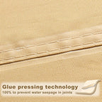 SUNNY GUARD Waterproof Sun Shade Sail 14'x14'x14' Sand Triangle UV Block - Image 3