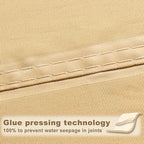 SUNNY GUARD Waterproof Sun Shade Sail 4' x 10' Sand Rectangle UV Block Sunshade - Image 3