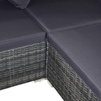 Outsunny 7-Piece Patio Furniture Sets Outdoor Wicker Conversation Sets All - Image 9