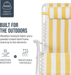 Best Choice Products Set of 2 Extra Wide Adjustable Steel Mesh Zero Gravity - Image 6