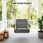 VINGLI Heavy Duty 880 LBS HDPE Porch Swing Outdoor - Image 2