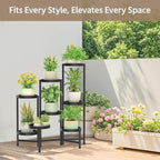 LASZOLA 8 Tiered Folding Plant Stand Indoor - Image 2