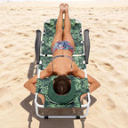 MOPHOTO Oversized Beach Lounge Chair, 5-Position Adjustable Tanning Chair - Image 7