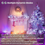 Brizled RGB Christmas Lights, 66ft 200 LED Color Changing Christmas Light - Image 4