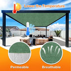 Artpuch Outdoor Pergola Shade Cover 9' X 15' Sun Shade Cloth - Image 4