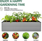 Vengarus 4x2x2FT Galvanized Raised Garden Bed Kit, Outdoor Metal Planter Box - Image 6