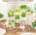 LASZOLA 7 Tiered Folding Tall Plant Stand Indoor - Image 7