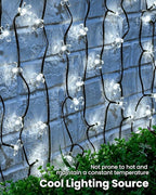 Brightown 2 Pack Total 52FT 120 LED Solar String Lights Flower Outdoor - Image 7