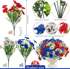 36 Pcs Artificial Fake Pansy Flowers - Image 2