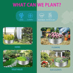 Durable Round Galvanized Steel Raised Garden Bed - Image 4
