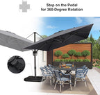 PURPLE LEAF 10'×13' Patio Umbrella - Image 5