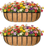 English Inviting Horse Trough Balcony Planter by EIMQUVW