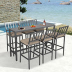 Outdoor Patio Bar Set, Bar Height Patio Dining Set, Weather-Resistant Bistro - Image 7