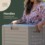 IRIS USA 35-Gallon Outdoor Deck Delivery Storage Box, Lockable & UV-Protected - Image 9
