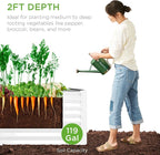 Best Choice Products 4x2x2ft Outdoor Metal Raised Garden Bed, Deep Root Box - Image 4